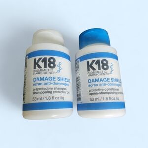 K18 Damage Shield Shampoo & Conditioner Set